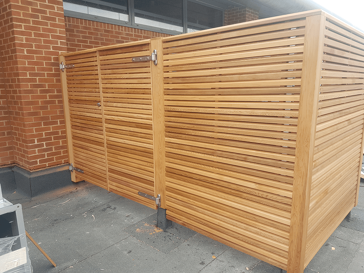 Pair of double sided gates